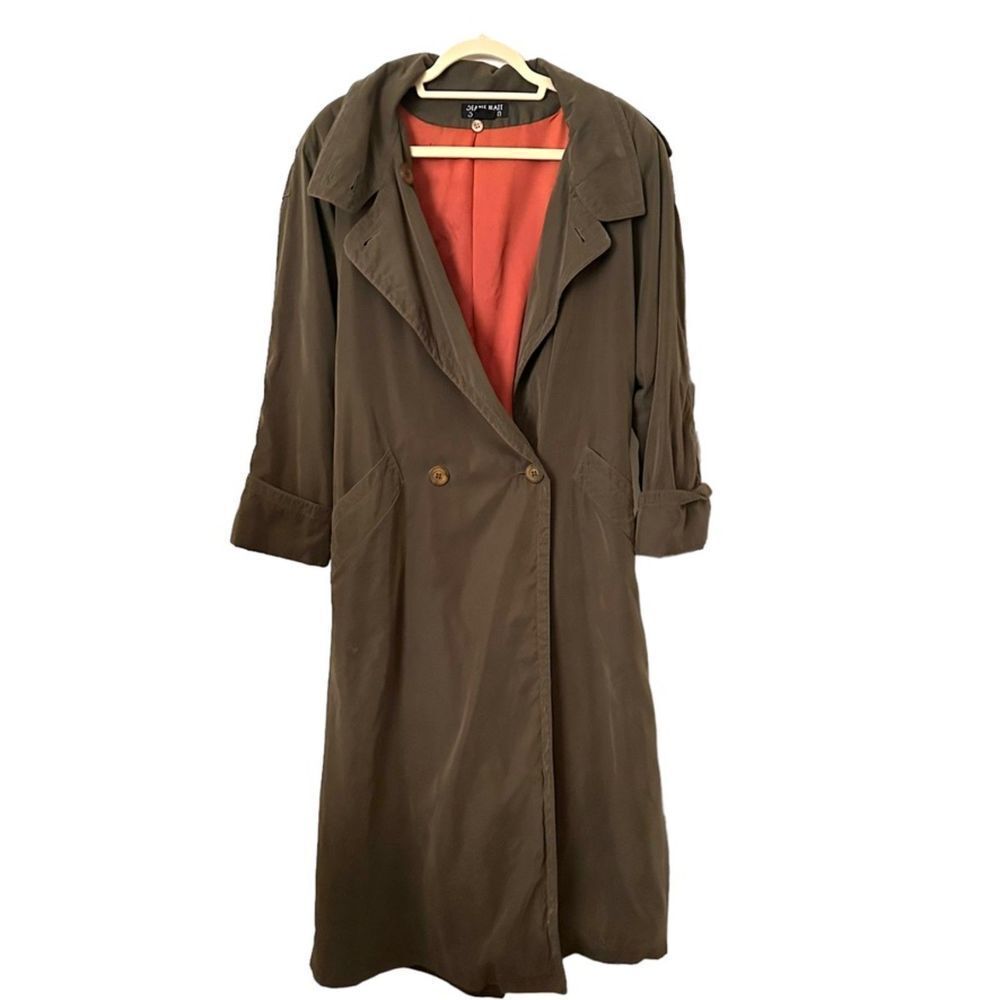 SEARLE Vintage Buttoned Trench Coat Sz‎ 6